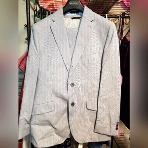 Mens Banana Republic Seersucker Suit Jacket